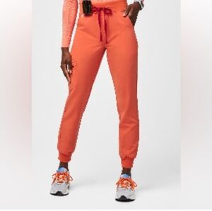 Figs Women's Orange Track Joggers